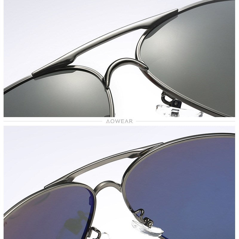 Sun Glasses Men Travel For Pilot Sunglasses Big Frame
