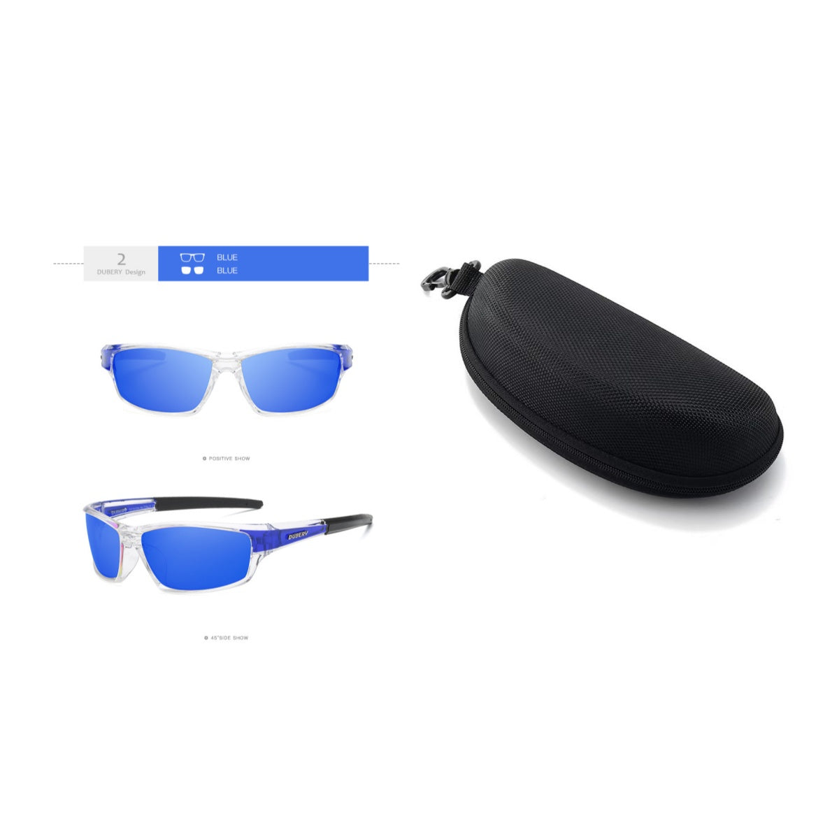Retro Polarized D620 Sports Men Riding Sun Glasses