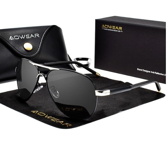 Sun Glasses Men Travel For Pilot Sunglasses Big Frame