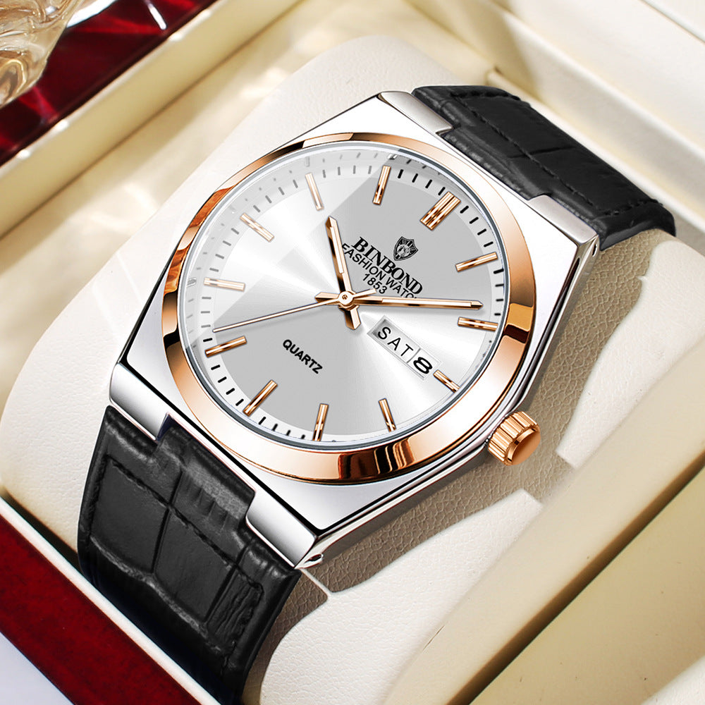 Light Luxury Casual Business New Quartz Watch Men