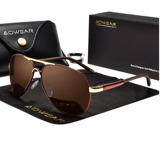 Sun Glasses Men Travel For Pilot Sunglasses Big Frame